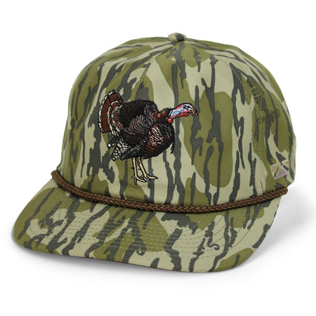 Turkey Gobbler Trucker Hat on Original Bottomland - Get Tight Gear