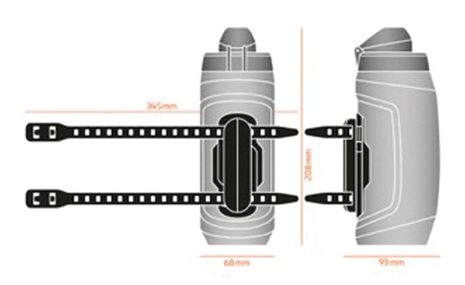 Twist 590 Ml Bottle W Uni Base - Get Tight Gear