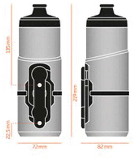 Twist 600 Ml Bottle Set Smoke - Get Tight Gear