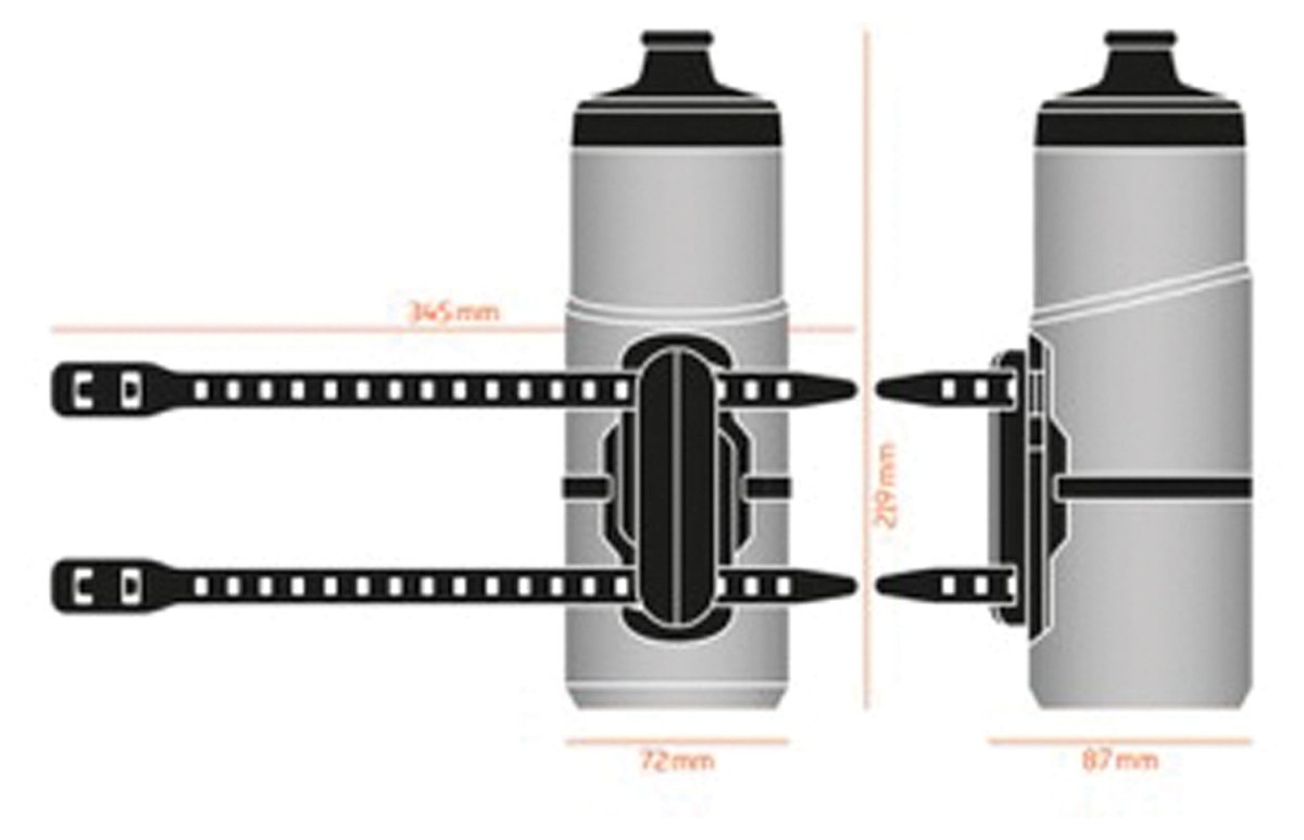 Twist 600 Ml Bottle W Uni Base - Get Tight Gear