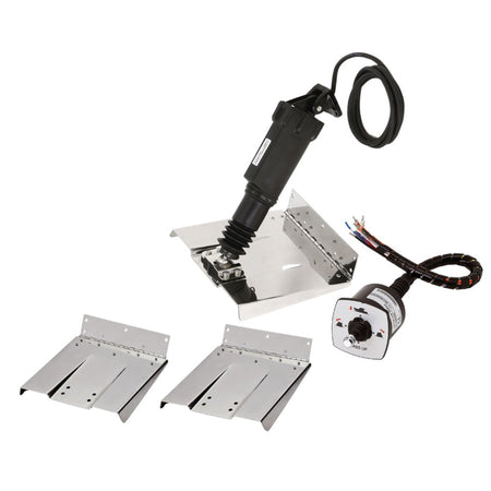 Uflex 12x12 Polished Stainless Steel Trim Tab Kit - Get Tight Gear