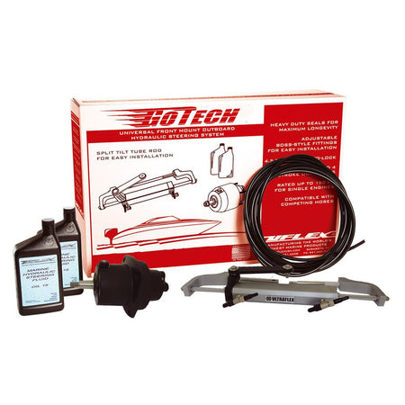 UFlex GoTech 1.0 Universal Front Mount Outboard Hydraulic Steering System - Get Tight Gear