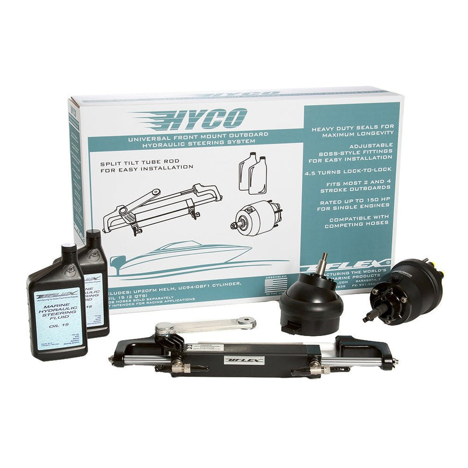 Uflex HYCO 1.1T Front Mount OB Tilt Steering up to 150HP - Get Tight Gear