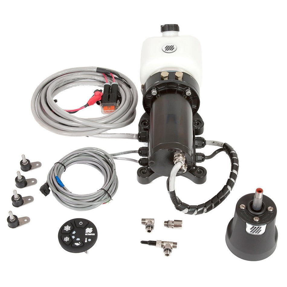 Uflex MasterDrive Single Station Retrofit Kit MD40 - FM Includes Helm, Interface, MasterDrive, Power Unit - Get Tight Gear