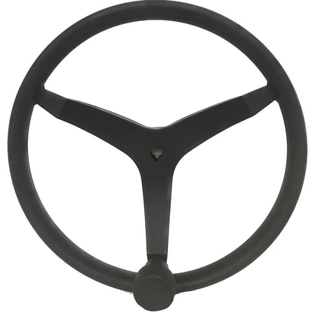 Uflex - V46 - 13.5" Stainless Steel Steering Wheel w/Speed Knob - Black - Get Tight Gear