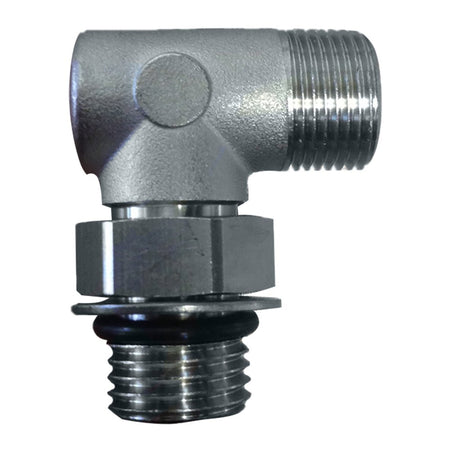 Uflex90 Adjustable Fitting f/Back of UP Series Helms ORB 6 to 3/8" COMP - Get Tight Gear