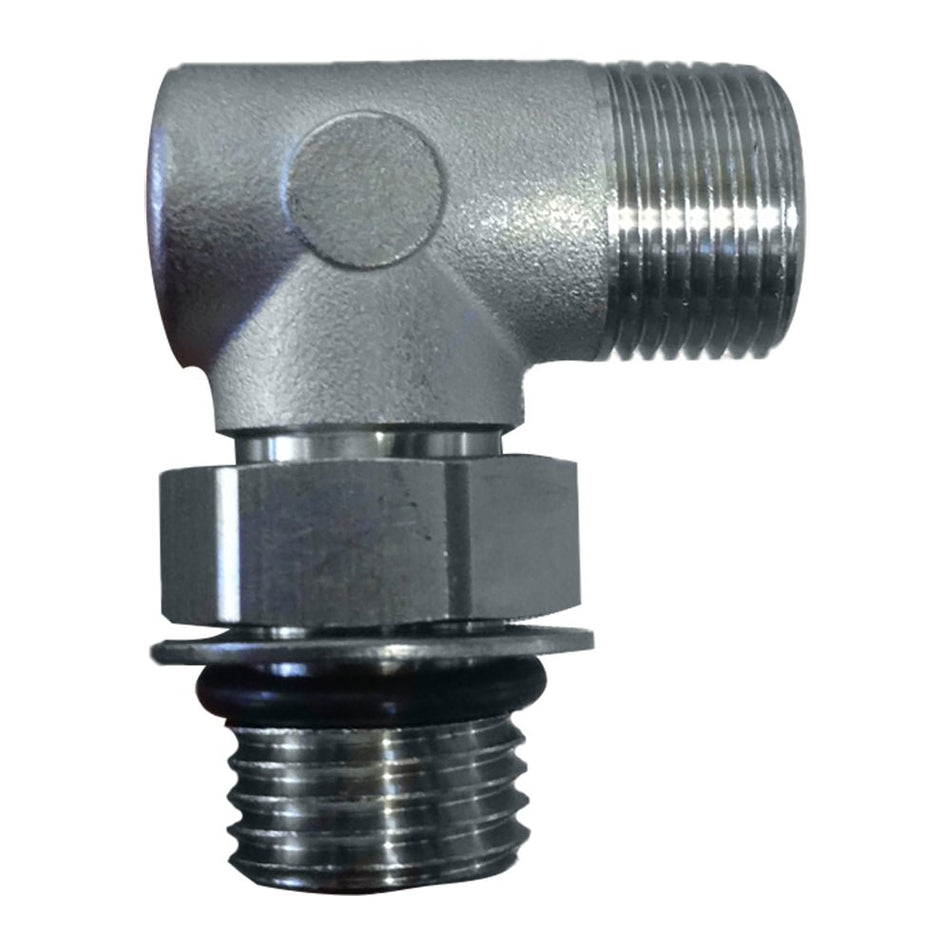 Uflex90 Adjustable Fitting f/Back of UP Series Helms ORB 6 to 3/8" COMP - Get Tight Gear