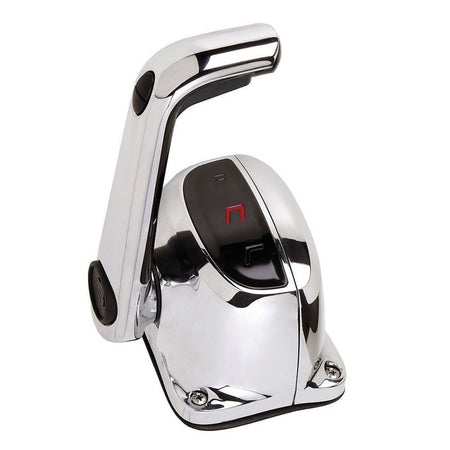 UflexSingle Lever Top Mount Control w/Neutral Lock & Trim Switch - Chrome - Get Tight Gear
