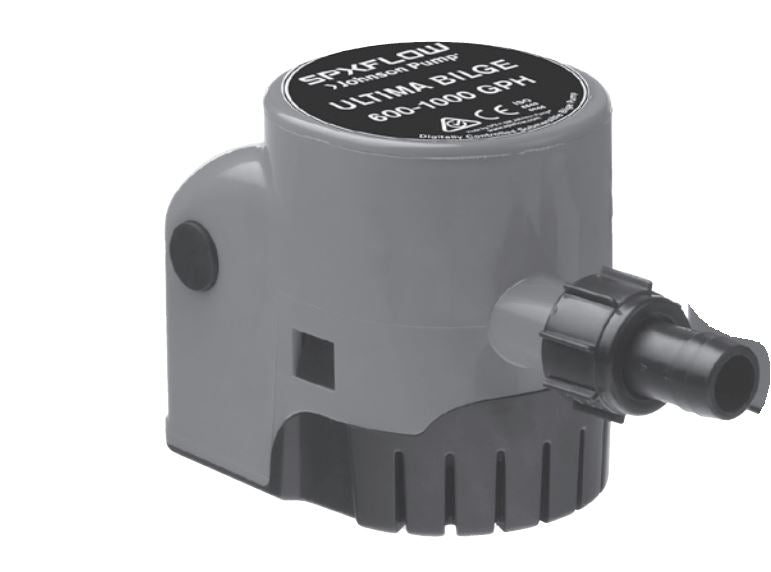 ULTIMA BILGE PMP 1000GPH 12V W/SWIT - Get Tight Gear