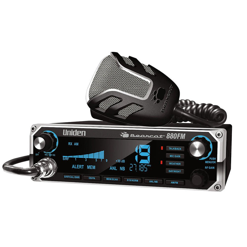 Uniden Bearcat 880FM CB Radio w/AM/FM - Get Tight Gear