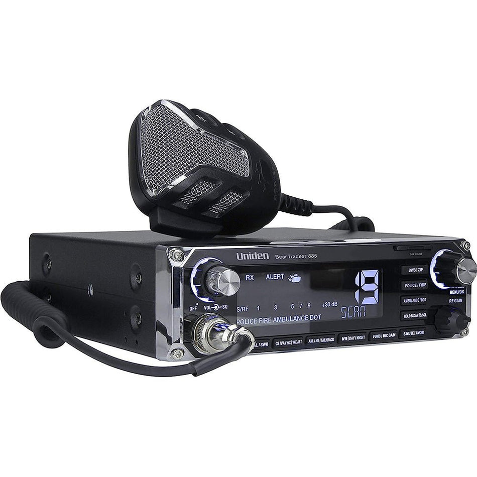 Uniden BearTracker 885 Hybrid CB Radio - Get Tight Gear