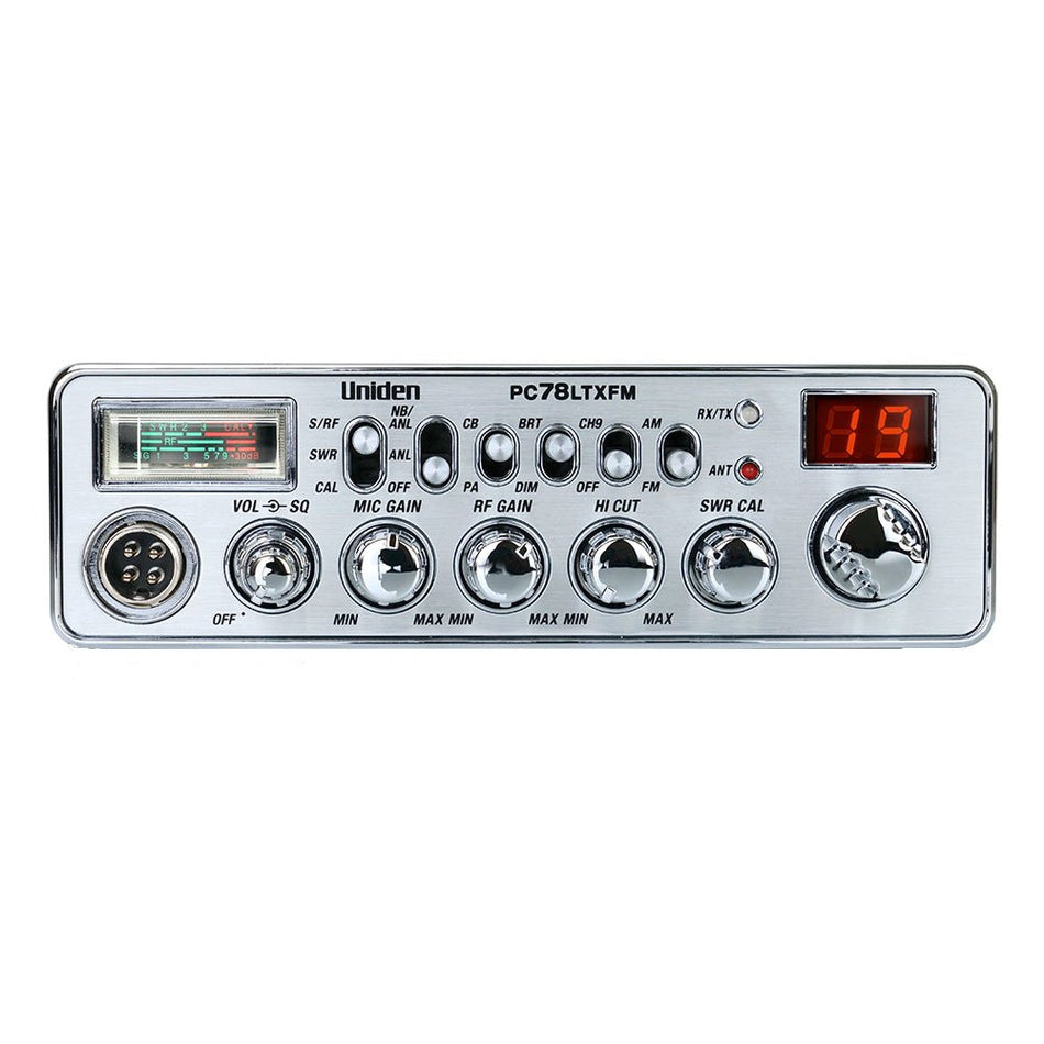 Uniden PC78LTXFM CB Radio w/AM/FM - Get Tight Gear