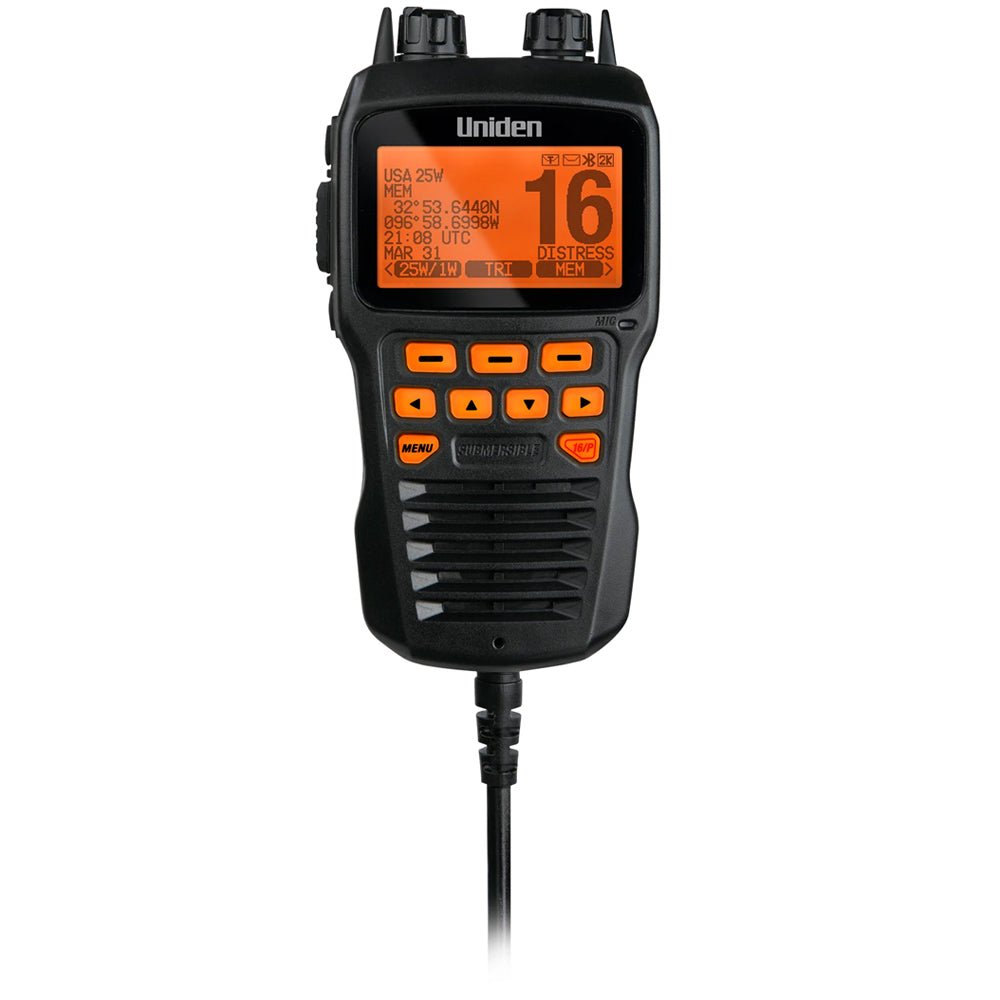 Uniden Remote Mic f/UM725 VHF Radios - Black - Get Tight Gear