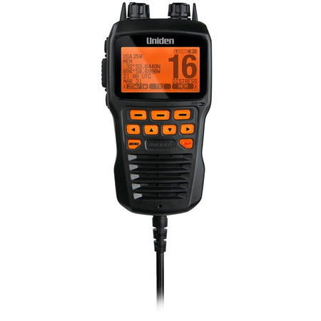 Uniden Remote Mic f/UM725 VHF Radios - Black - Get Tight Gear