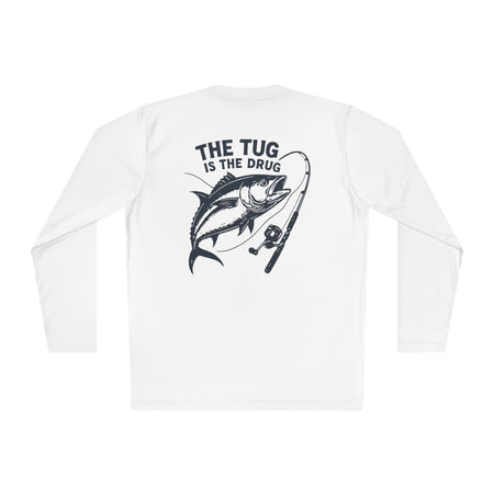 Unisex Fishing Long Sleeve Tee - "The Tug is the Drug™" Fishing Apparel - Get Tight Gear
