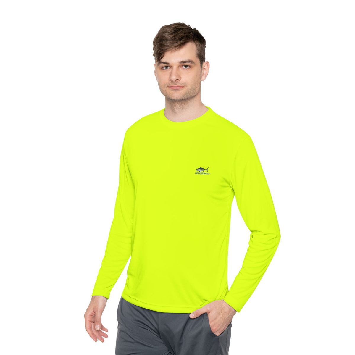 Unisex Fishing Long Sleeve Tee - "The Tug is the Drug™" Fishing Apparel - Get Tight Gear