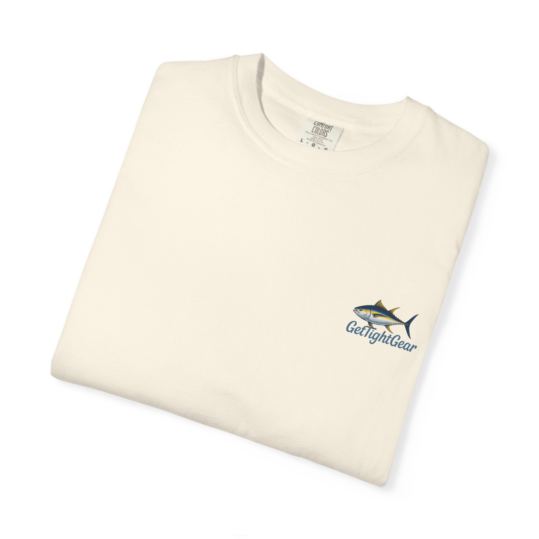 Unisex Fishing T-Shirt - 'The Tug is The Drug™' Garment - Dyed Tee for Anglers - Get Tight Gear