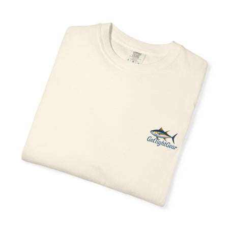 Unisex Fishing T-Shirt - 'The Tug is The Drug™' Garment - Dyed Tee for Anglers - Get Tight Gear