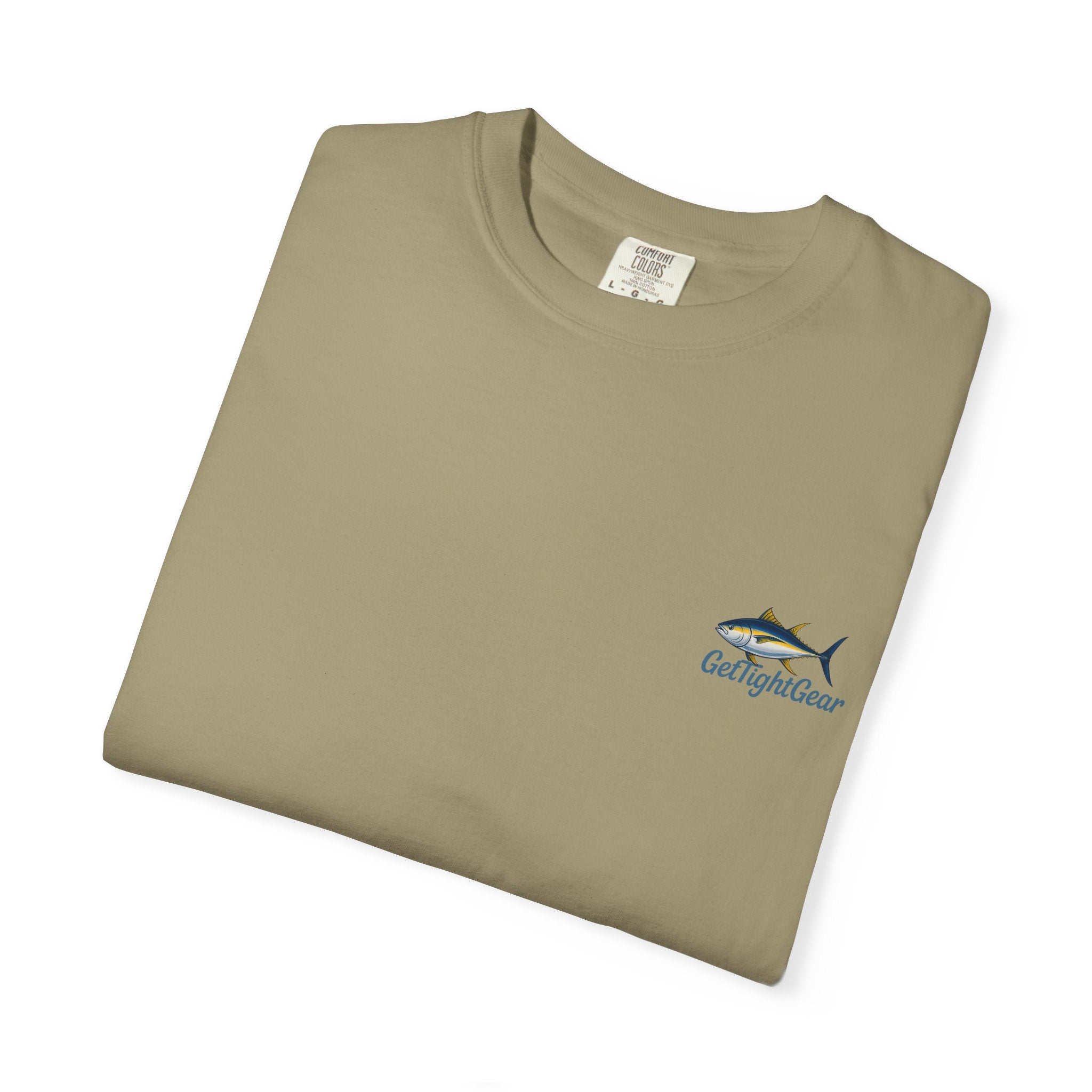 Unisex Fishing T-Shirt - 'The Tug is The Drug™' Garment - Dyed Tee for Anglers - Get Tight Gear