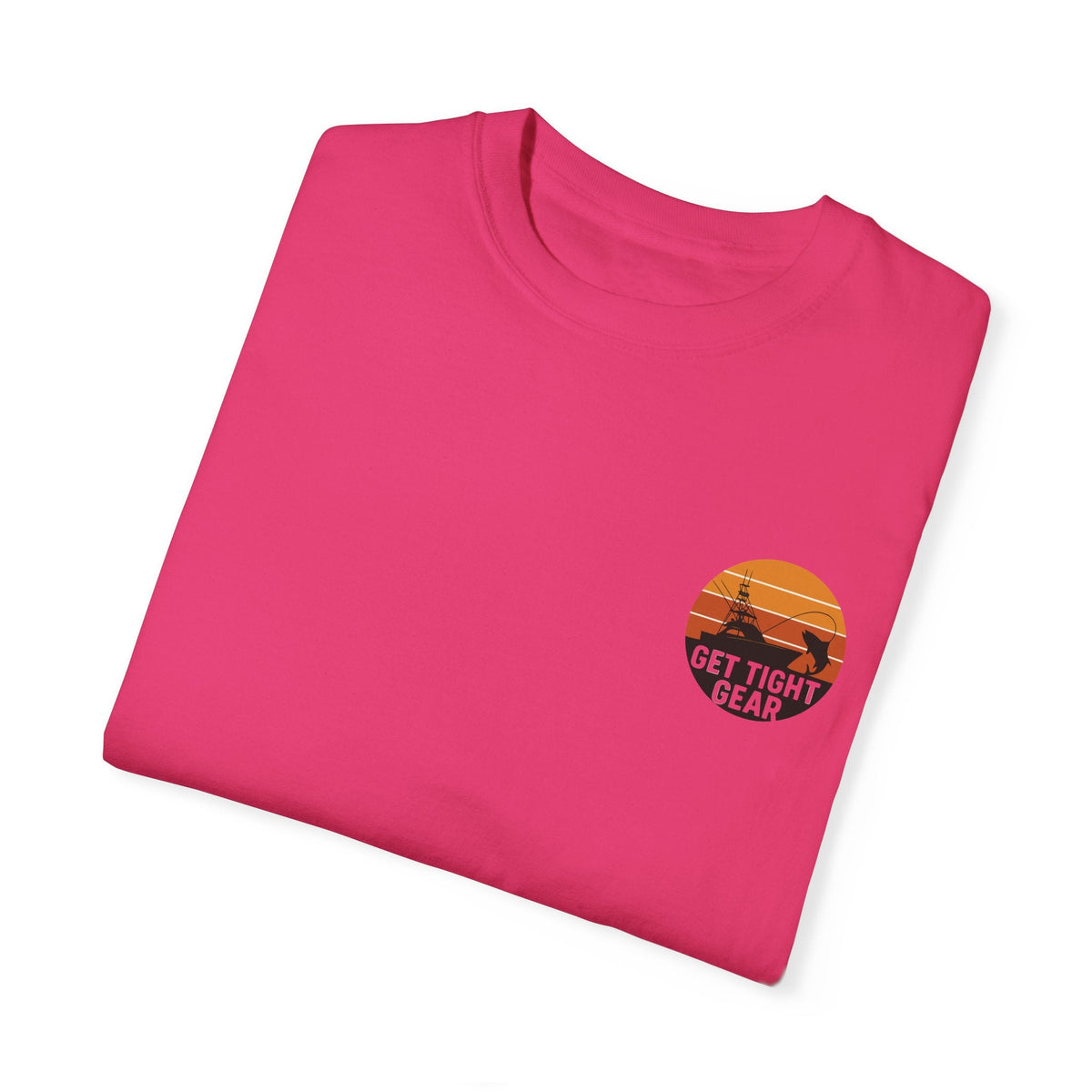 Unisex Garment - Dyed Fishing T-Shirt - Get Tight Fishing Gear - Get Tight Gear