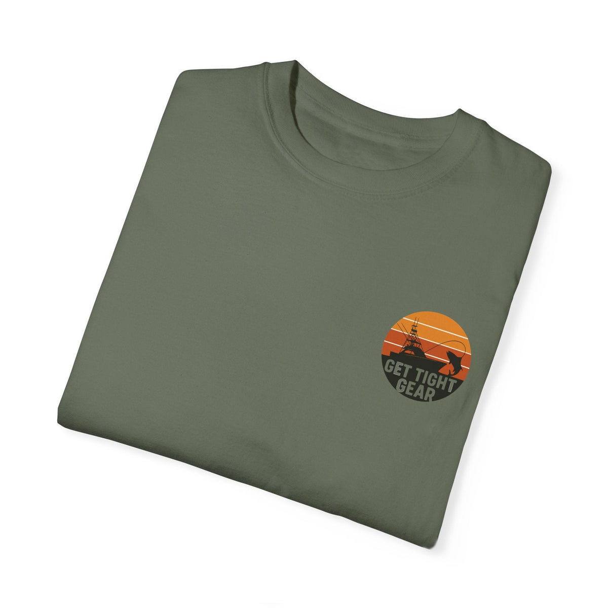 Unisex Garment - Dyed Fishing T-Shirt - Get Tight Fishing Gear - Get Tight Gear