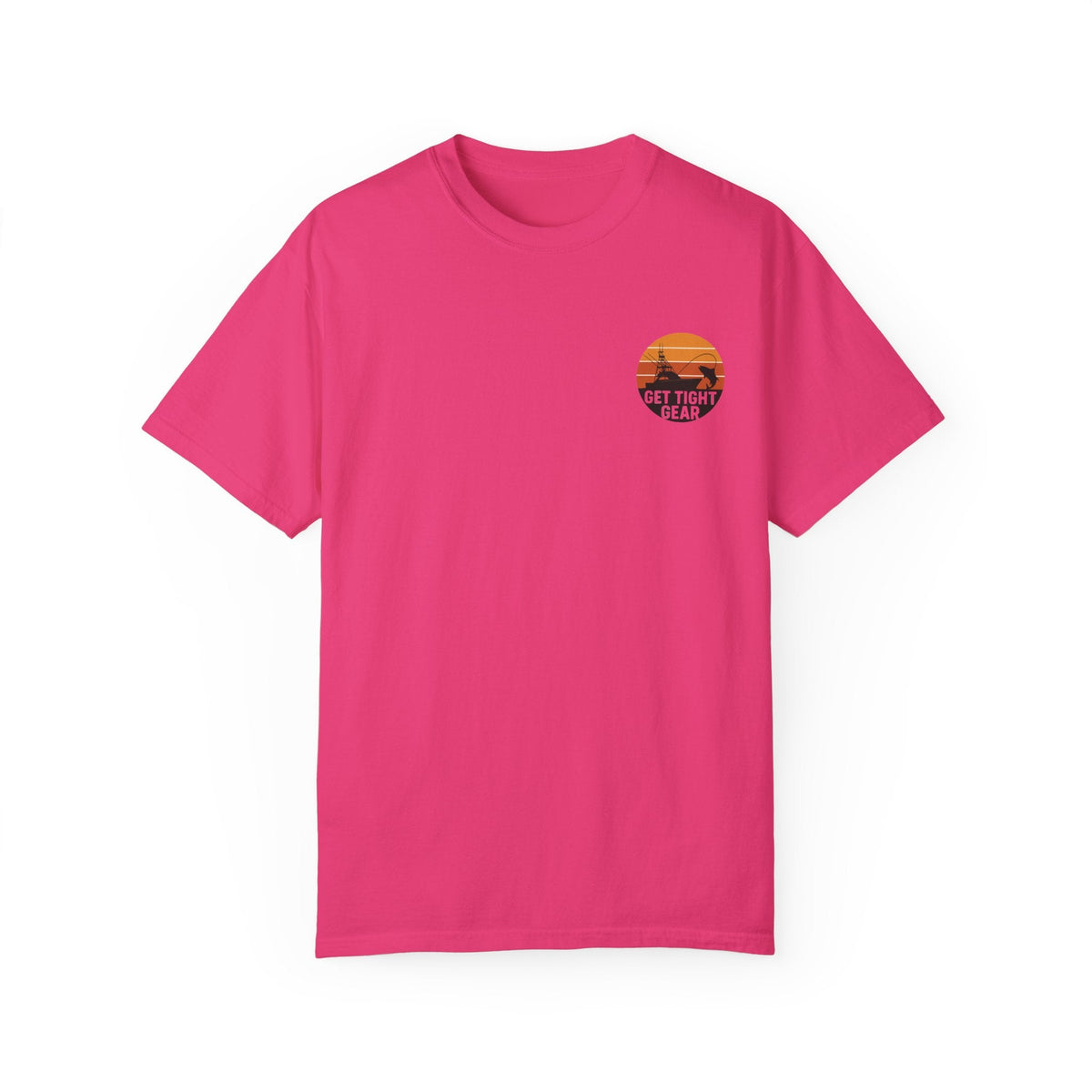 Unisex Garment - Dyed Fishing T-Shirt - Get Tight Fishing Gear - Get Tight Gear