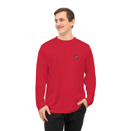 Unisex Performance Long Sleeve Shirt - "Bite Me" Fishing Graphic Tee for Fishing Enthusiasts - Get Tight Gear