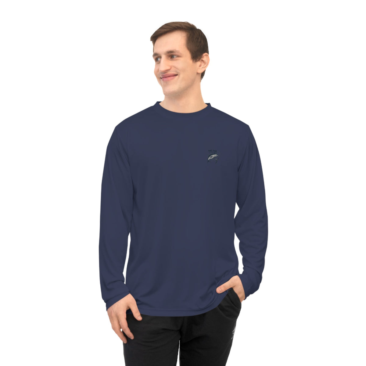 Unisex Performance Long Sleeve Shirt - "Grouper Hunter" Fishing Graphic Tee for Fishing Enthusiasts - Get Tight Gear