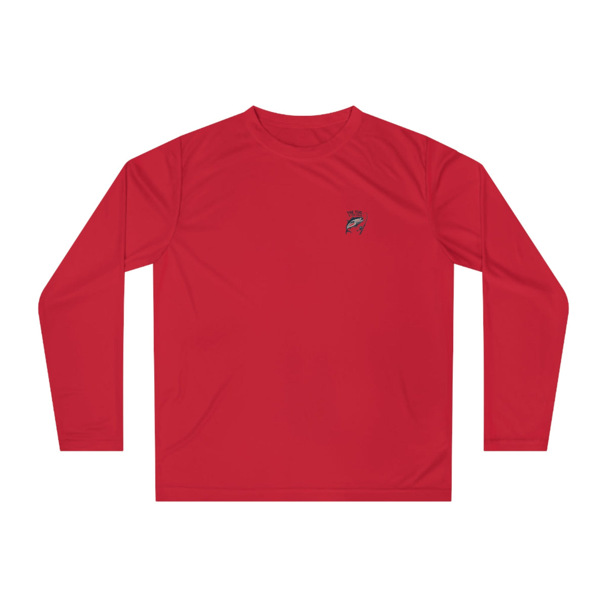 Unisex Performance Long Sleeve Shirt - "Grouper Hunter" Fishing Graphic Tee for Fishing Enthusiasts - Get Tight Gear