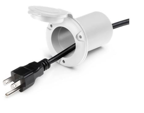 UNIVERSAL AC BCPLUG HOLDER - WHITE - Get Tight Gear