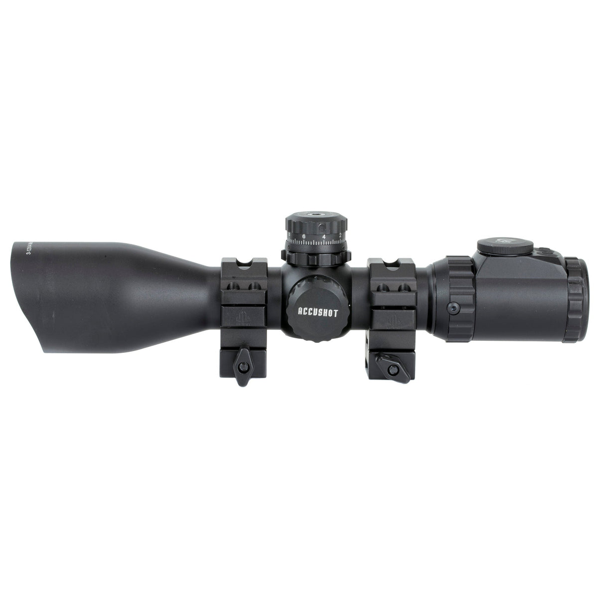 UTG 3 - 12X44 SWAT CMPCT MDOT W/RINGS - Get Tight Gear