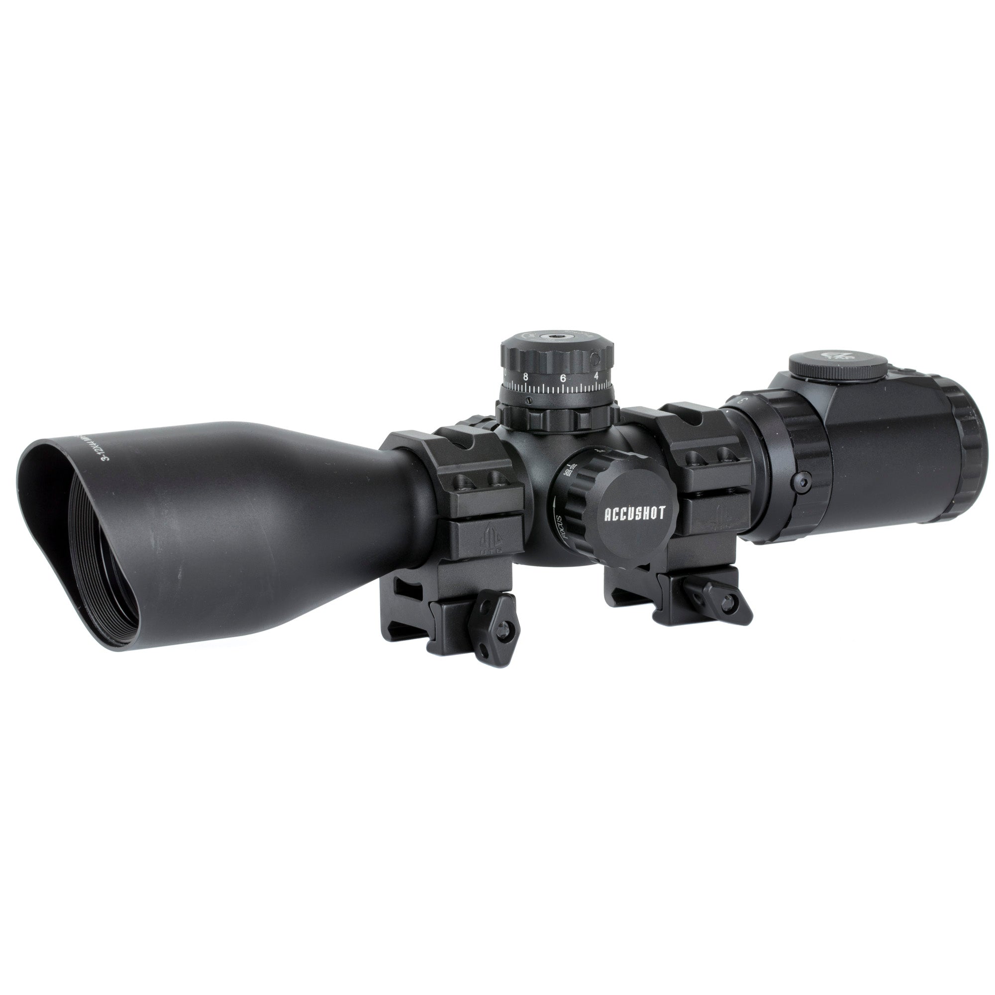 UTG 3 - 12X44 SWAT CMPCT MDOT W/RINGS - Get Tight Gear