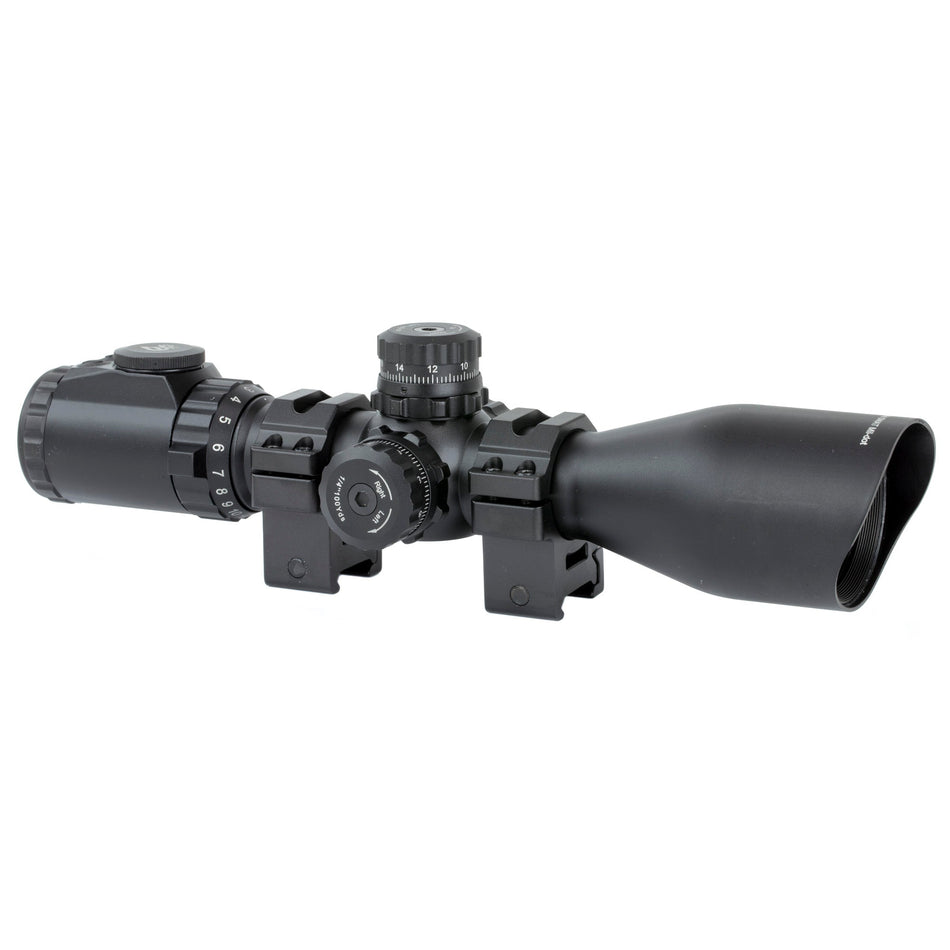 UTG 3 - 12X44 SWAT CMPCT MDOT W/RINGS - Get Tight Gear
