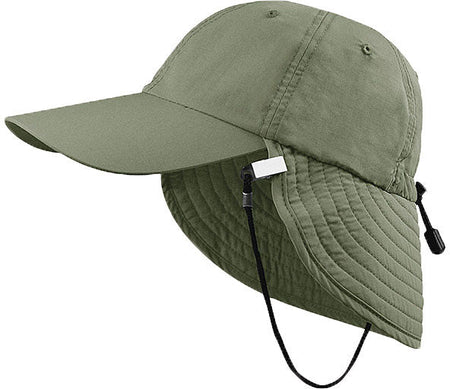 Uv Bucket Hat W/Flap Olive Osf - Get Tight Gear