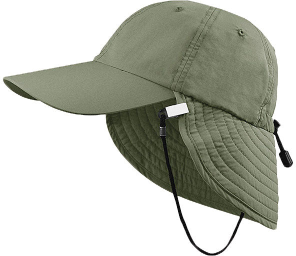 Uv Bucket Hat W/Flap Olive Osf - Get Tight Gear