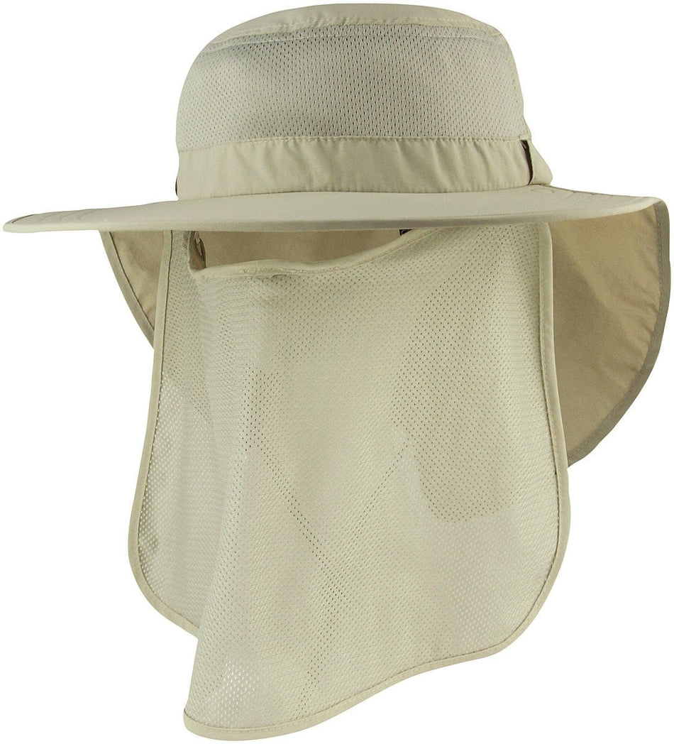 Uv Large Bill Flap Cap Khaki - Get Tight Gear