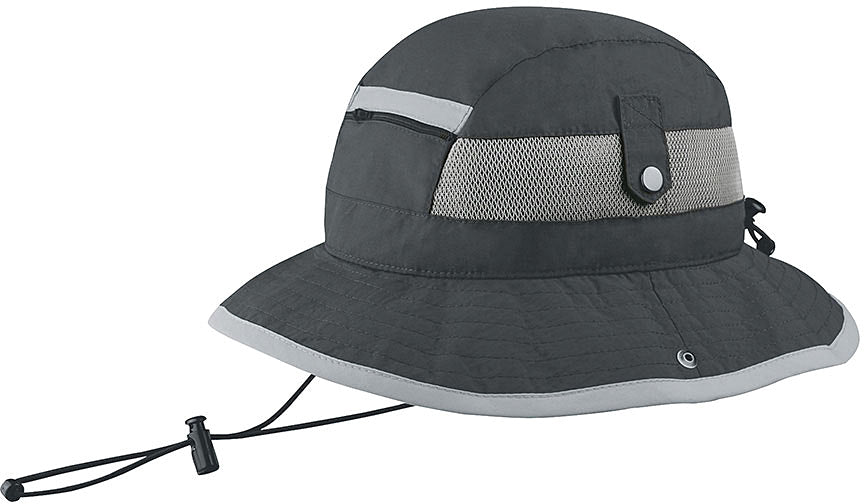 Uv PO Cket Bucket Hat Charcoal - Get Tight Gear