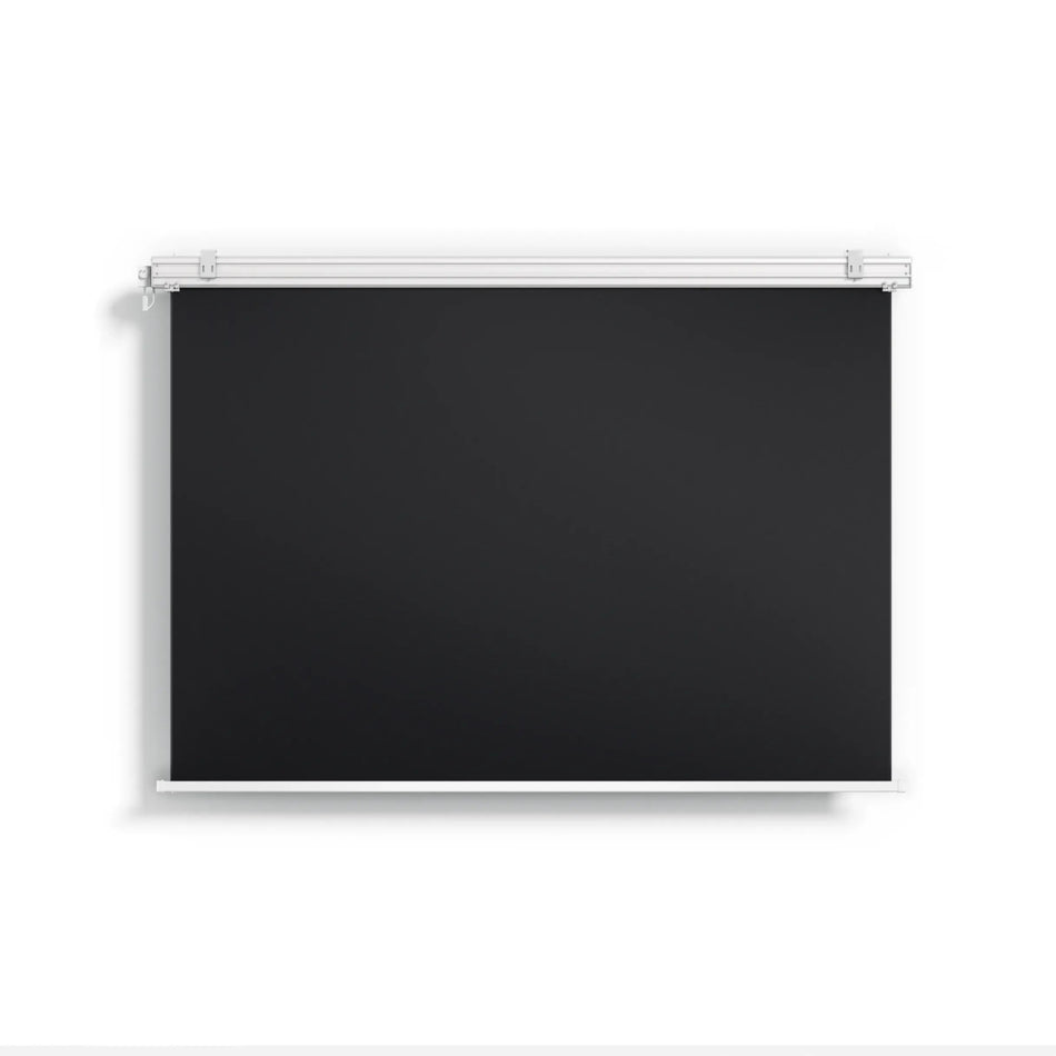 Valerion Backyard Weather Proof Motorized Drop Down Matte White Screen - Get Tight Gear