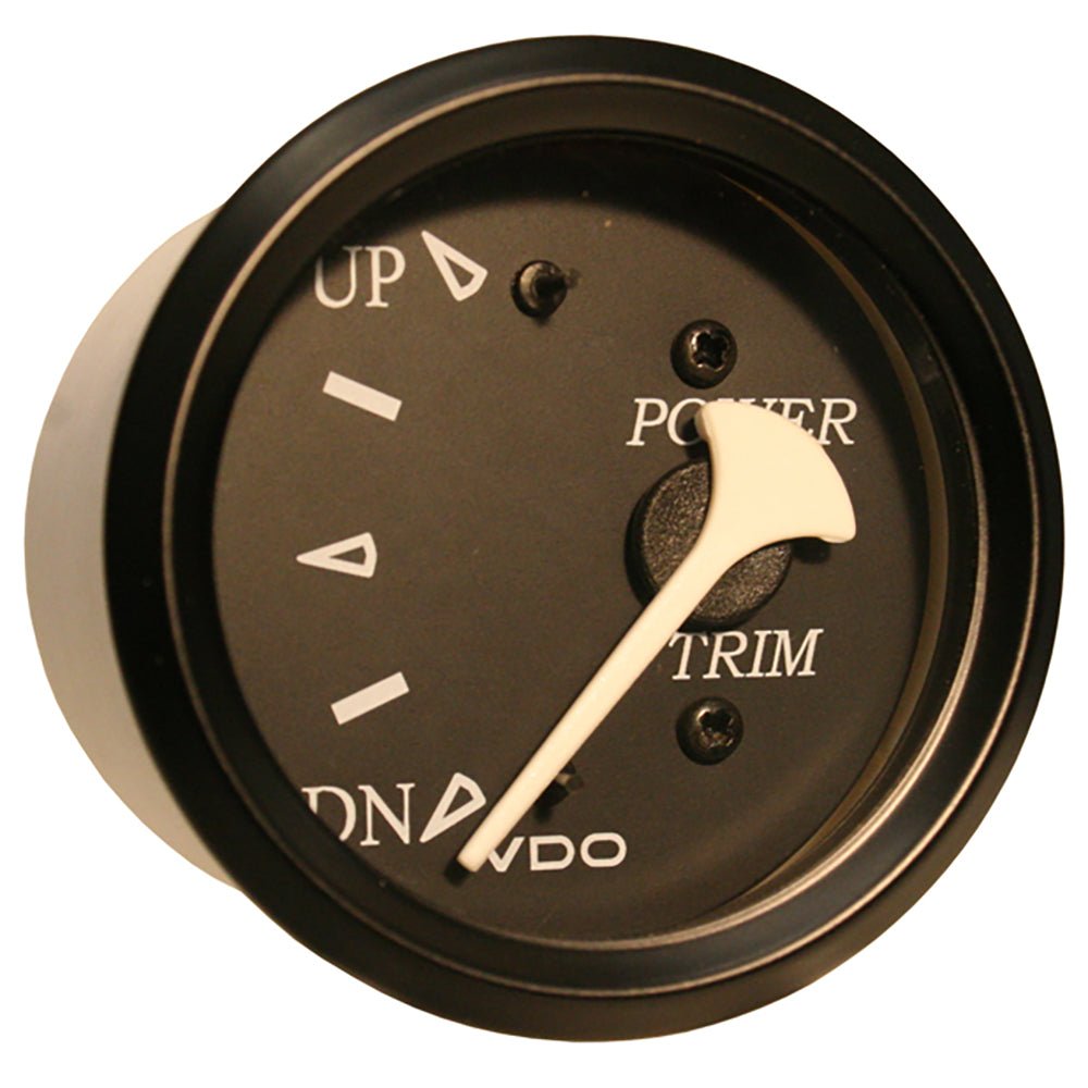 VDO Cockpit Marine Trim Gauge - f/ Mercury/Volvo/Yamaha 2001+ Engines - Black Dial/Bezel - Get Tight Gear