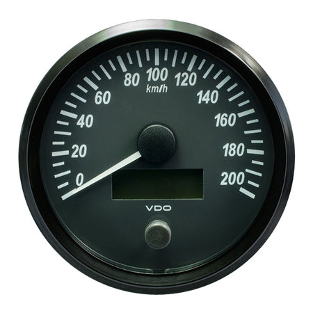 VDO SingleViu 100mm (4") Speedometer - 200 KM/H - Get Tight Gear