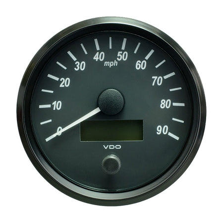 VDO SingleViu 100mm (4") Speedometer - 90 MPH - Get Tight Gear