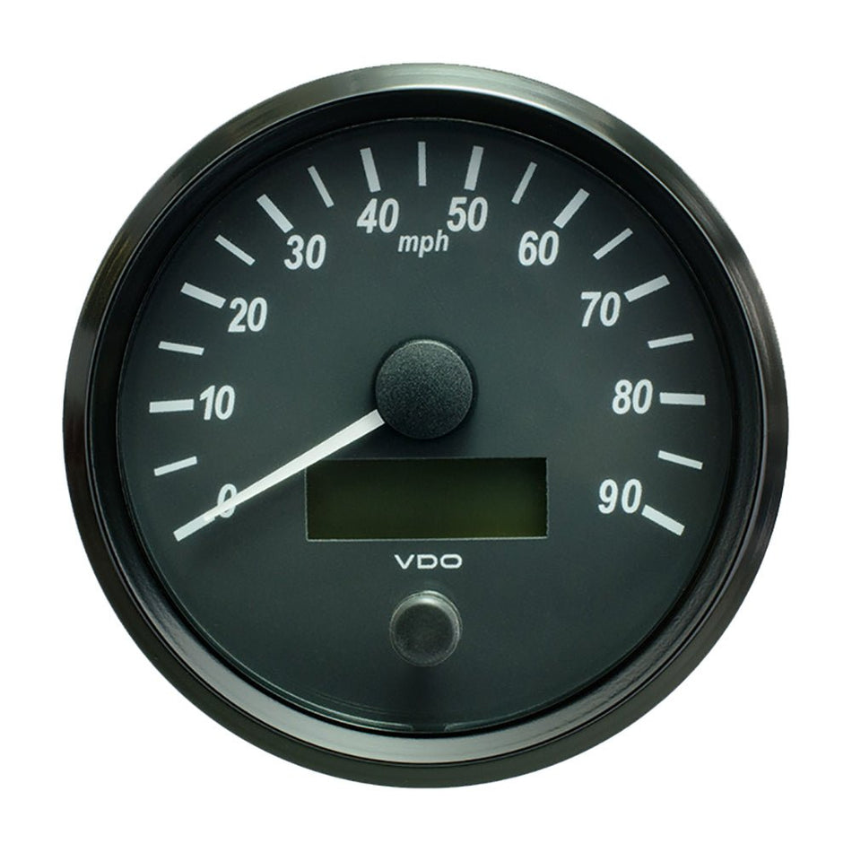 VDO SingleViu 100mm (4") Speedometer - 90 MPH - Get Tight Gear