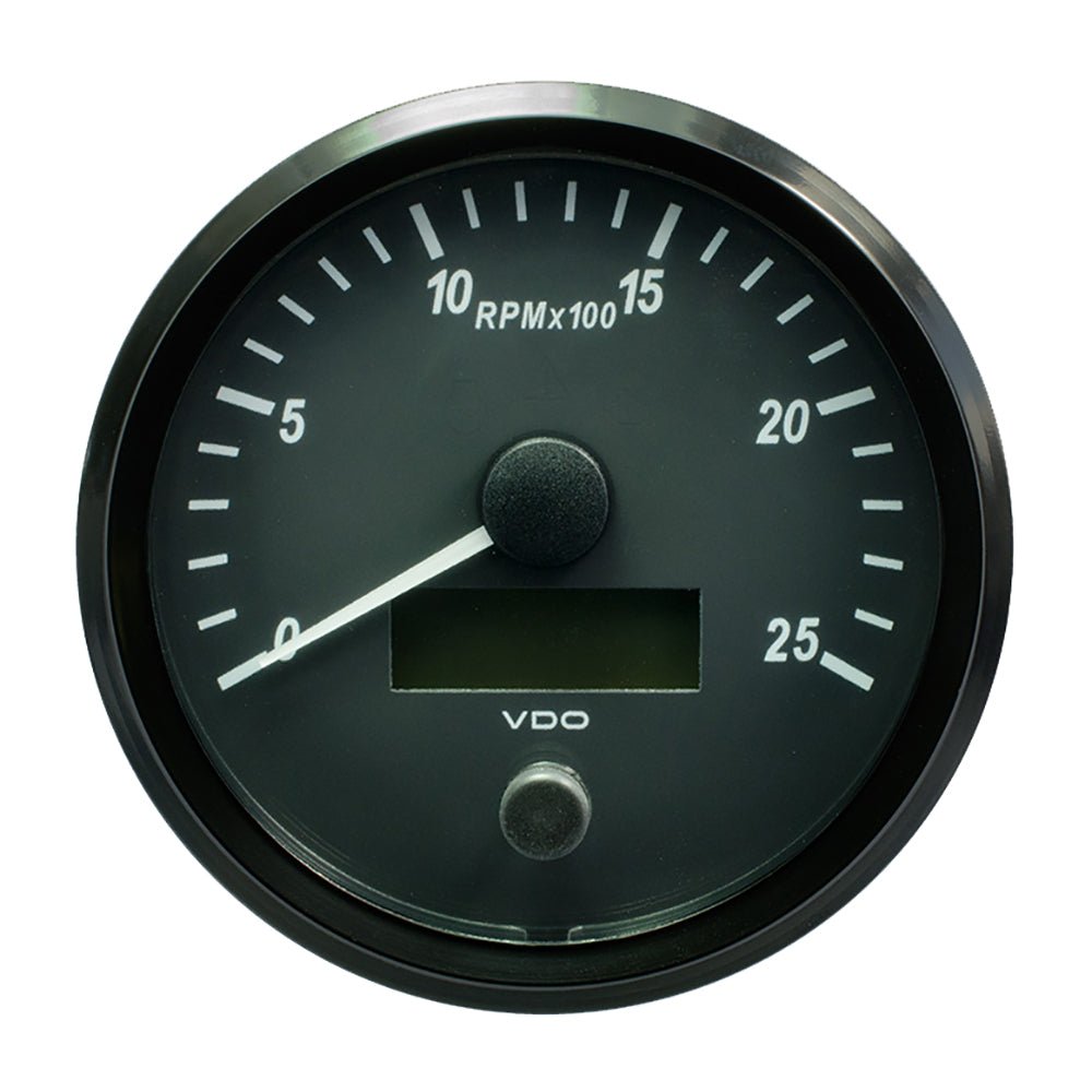 VDO SingleViu 100mm (4") Tachometer - 2500 RPM - Get Tight Gear