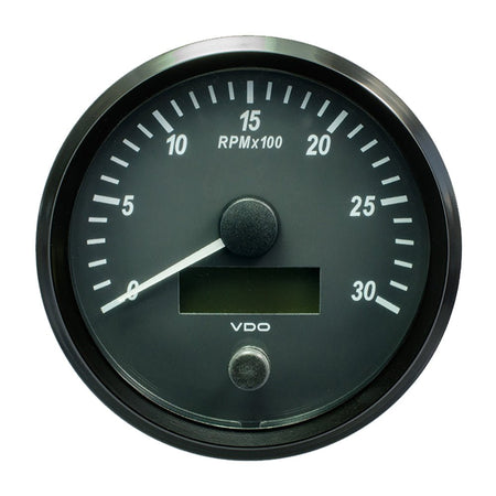 VDO SingleViu 100mm (4") Tachometer - 3000 RPM - Get Tight Gear