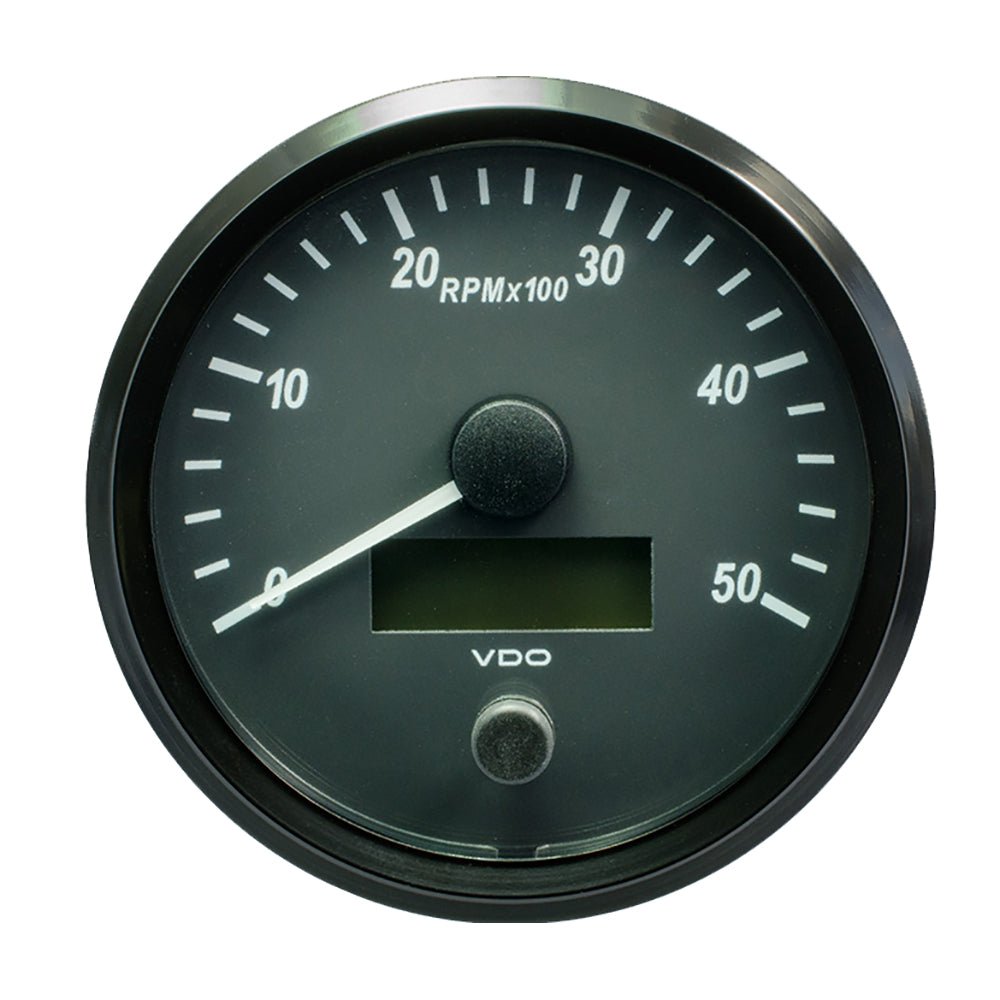 VDO SingleViu 100mm (4") Tachometer - 5000 RPM - Get Tight Gear