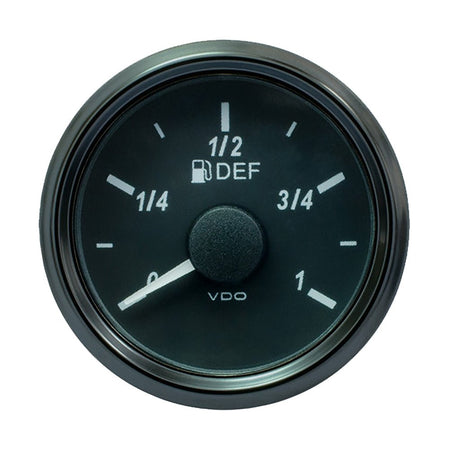 VDO SingleViu 52mm (2 - 1/16") DEF Level Gauge - 3 - 180 Ohm - Get Tight Gear