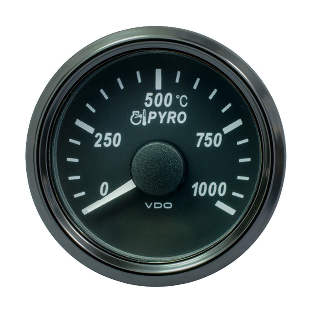 VDO SingleViu 52mm (2 - 1/16") Exhaust Gas Temp. Gauge - 1000C - Get Tight Gear