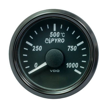 VDO SingleViu 52mm (2 - 1/16") Exhaust Gas Temp. Gauge - 1000C - Get Tight Gear