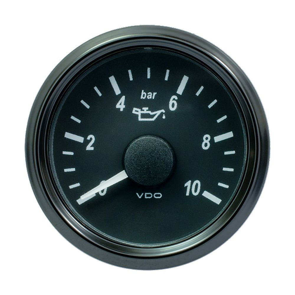 VDO SingleViu 52mm (2 - 1/16") Oil Pressure Gauge - 150 PSI - 0 - 4.5V - Get Tight Gear
