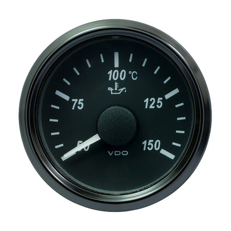 VDO SingleViu 52mm (2 - 1/16") Oil Temp. Gauge - 150 C - 322 - 18 Ohm - Get Tight Gear